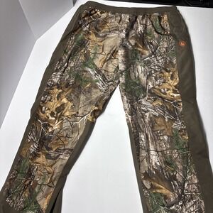 Game Winner Mens Realtree Camo Hunting Tactical Adjustable Pull-On Pants-2XL